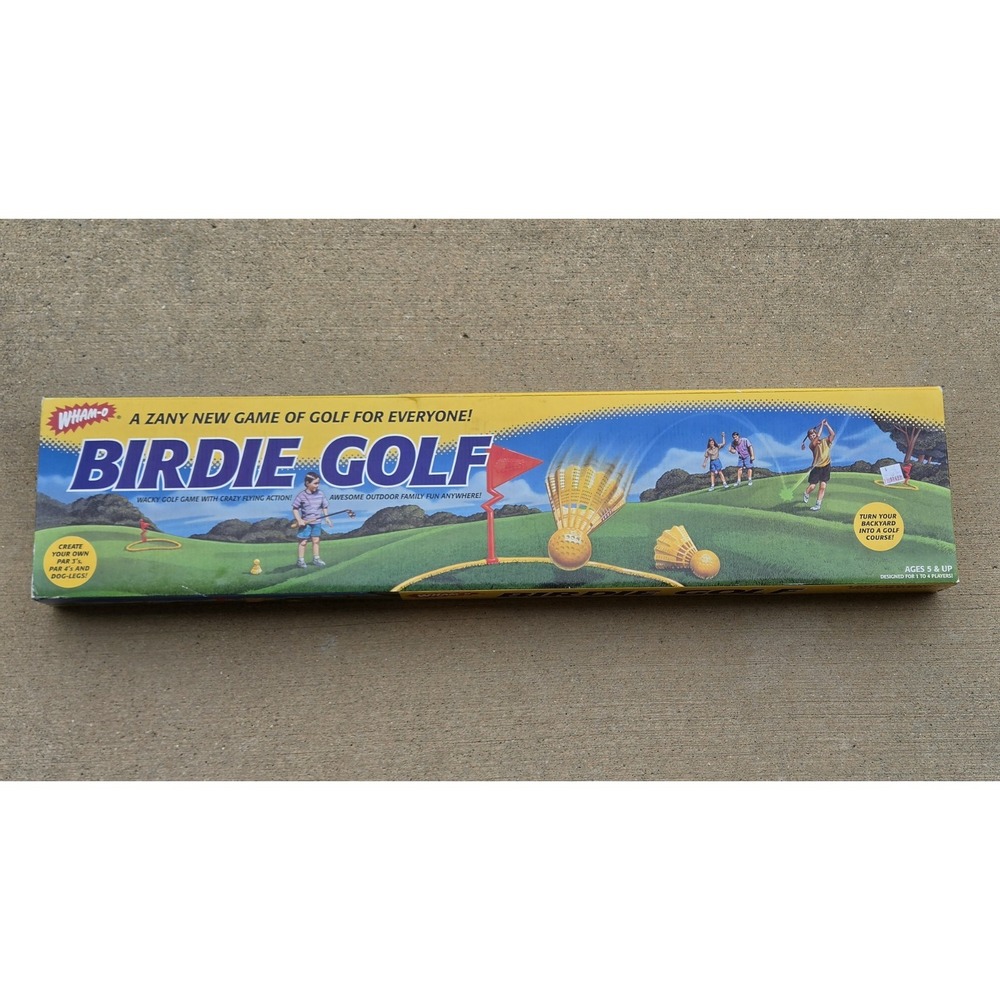 1998 Wham-O Birdie Golf Family Yard Game Outdoor Party Fun Kids Sealed Rare